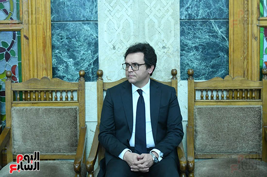 عزاء الناشر محمد هاشم بمسجد عمر مكرم (11)