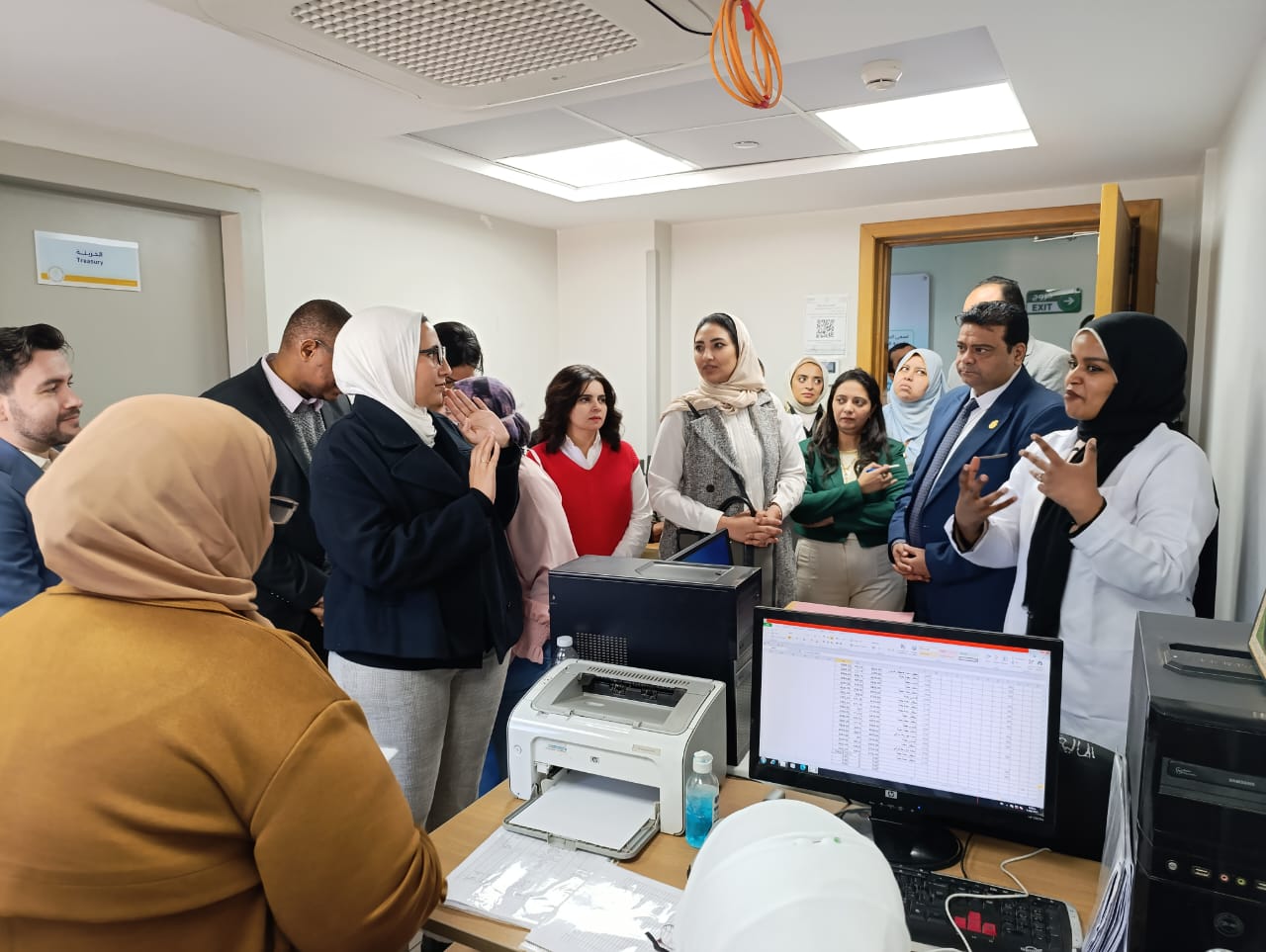 جانب من الجولة التفقدية جانب من الجولة التفقدية