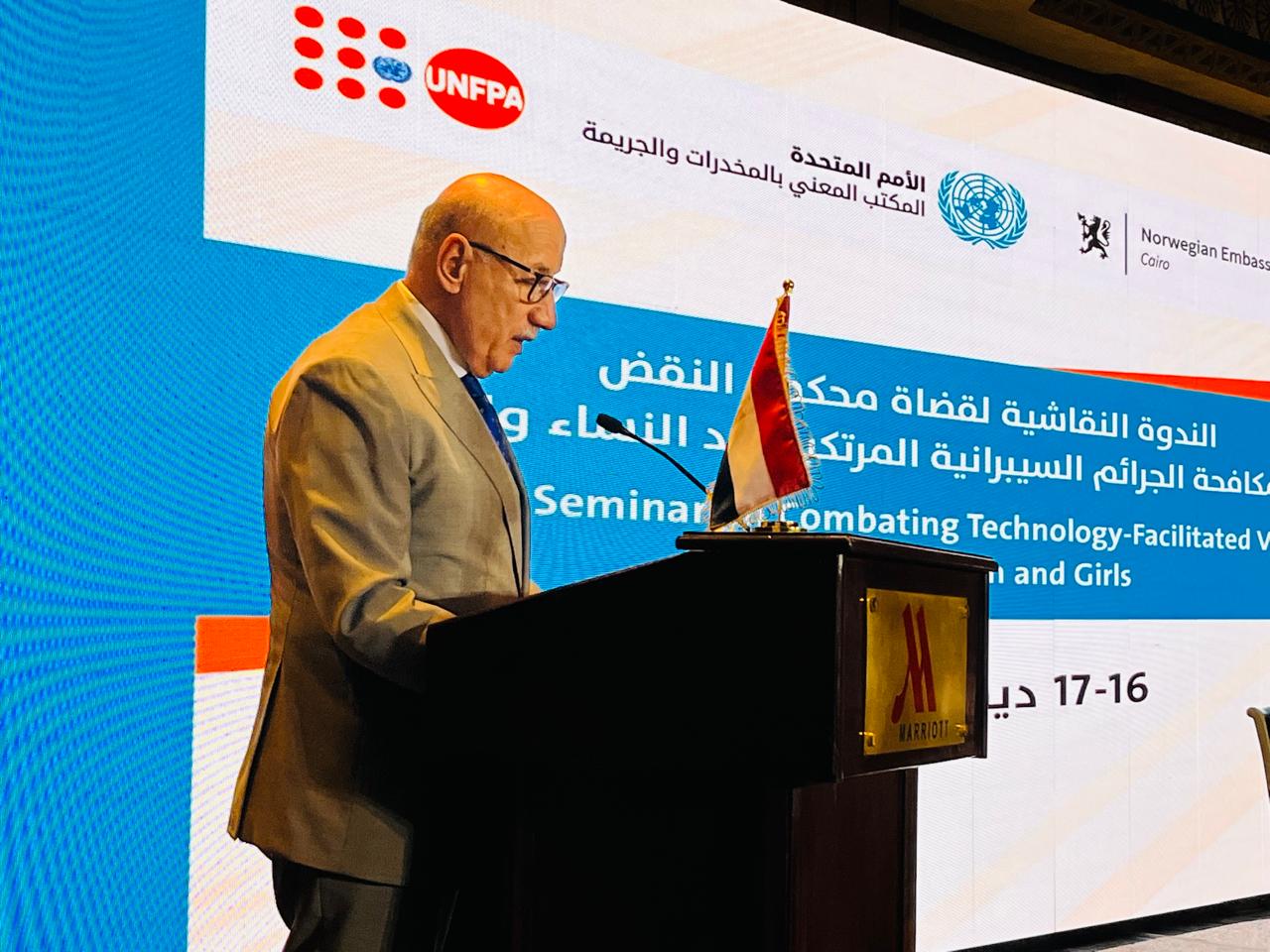 رئيس مجلس القضاء يترأس وفد قضاة محكمة النقض  (2)