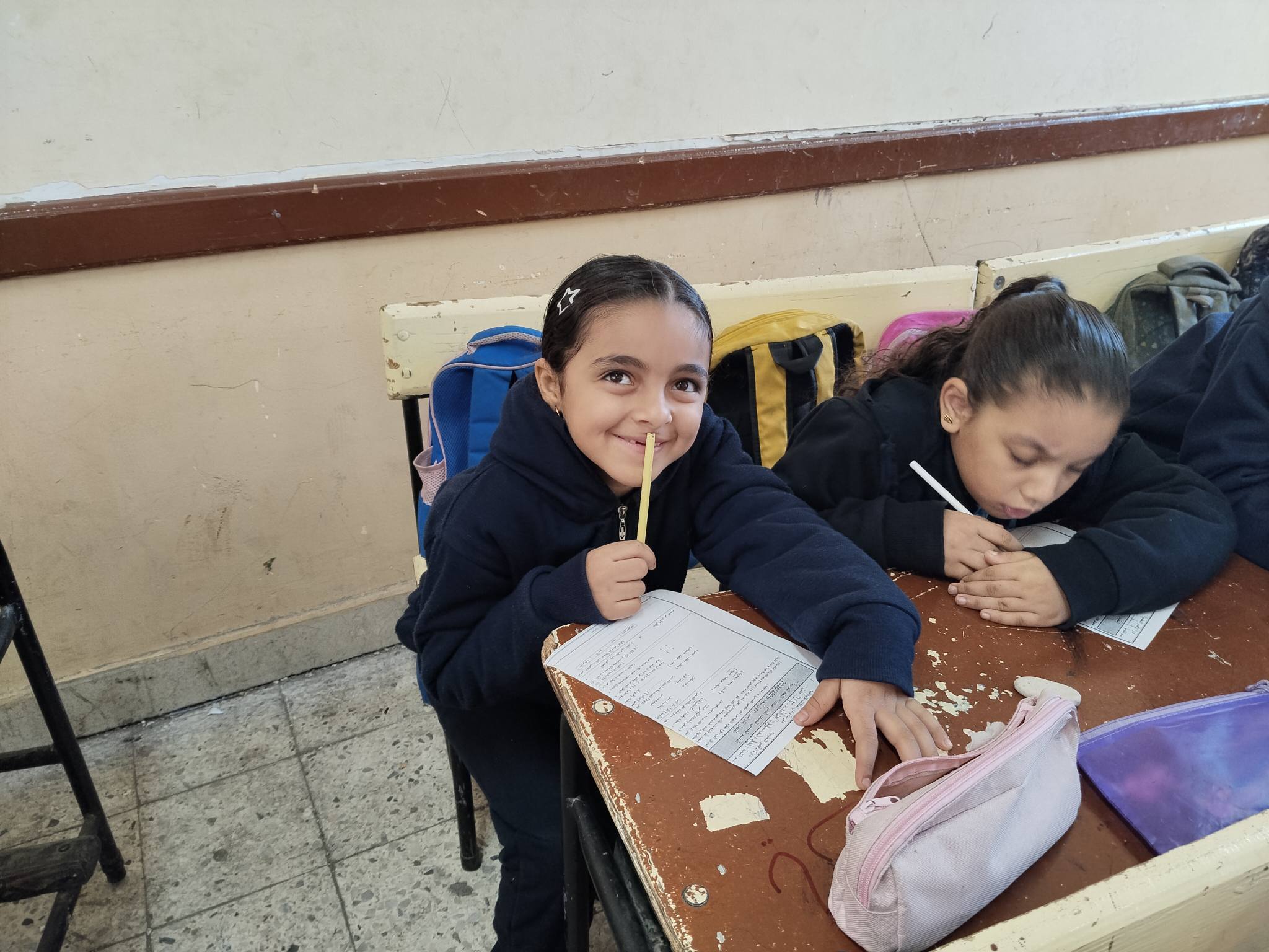 فرحة بدء التقييمات النهائية لتلاميذ الإبتدائية فرحة بدء التقييمات النهائية لتلاميذ الإبتدائية