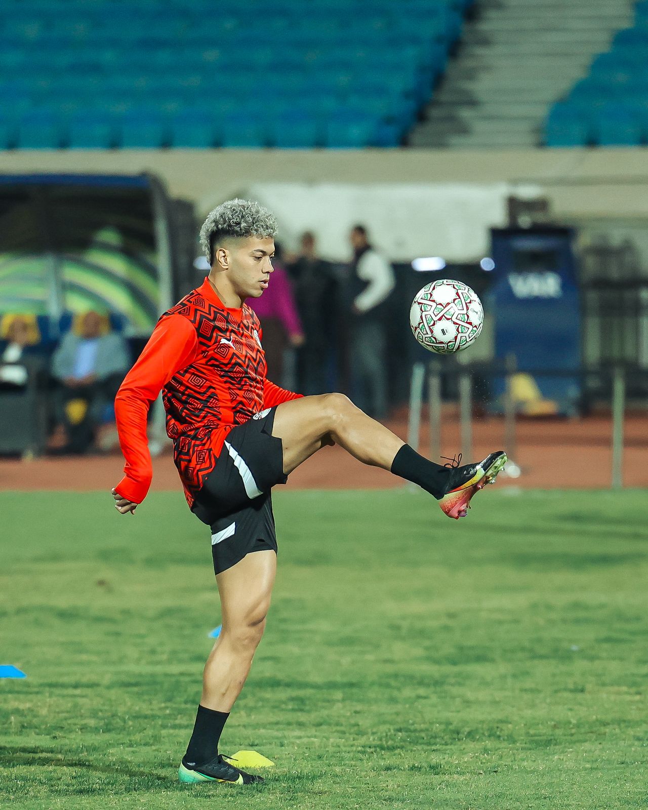 إحماء منتخب مصر (3)