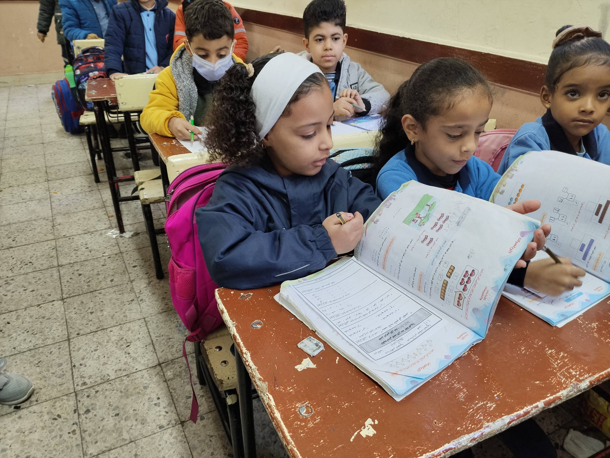 أعمال التقييمات المبدئية والنهائية للصفين الأول والثاني الابتدائي أعمال التقييمات المبدئية والنهائية للصفين الأول والثاني الابتدائي