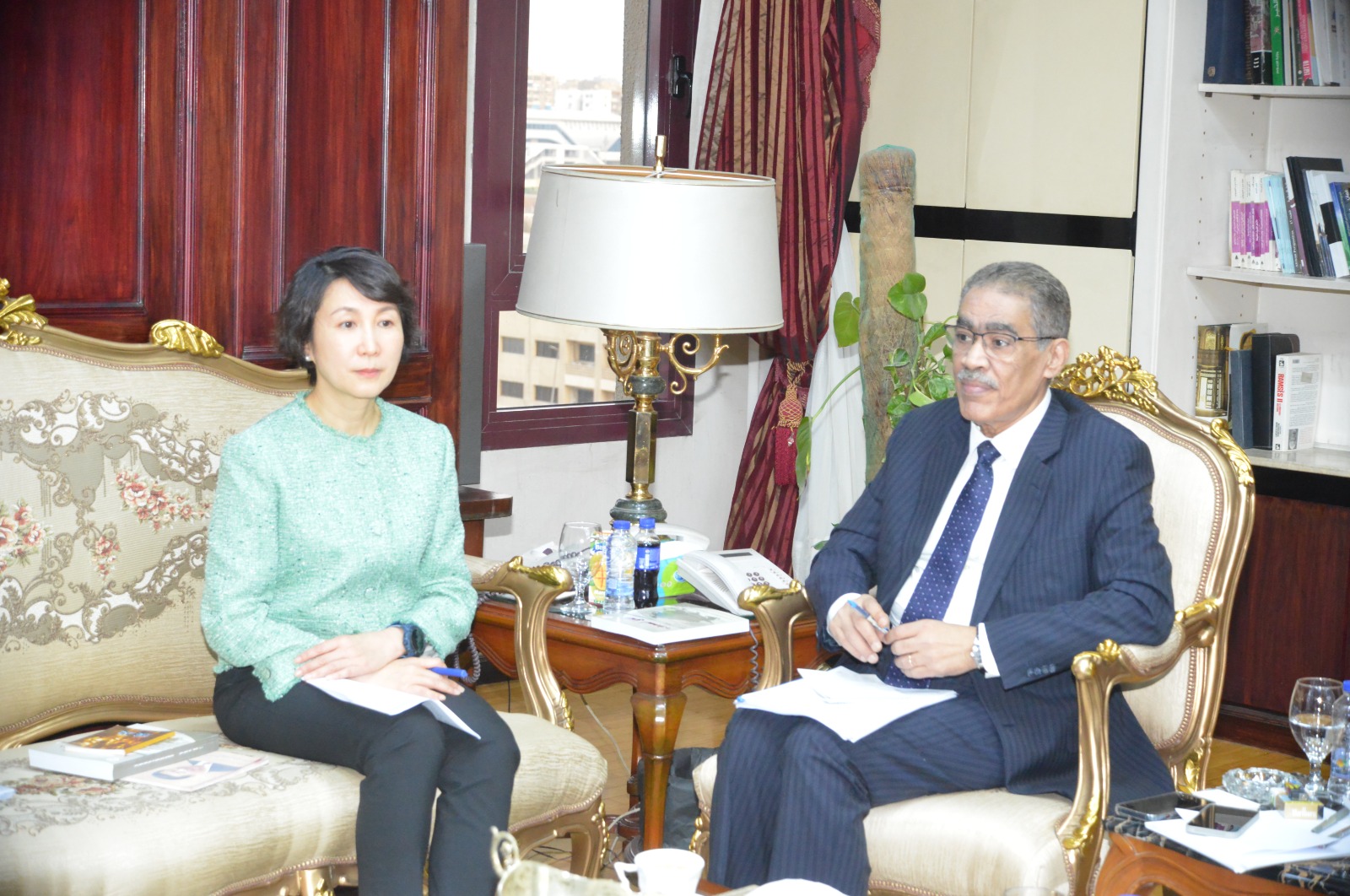 هيئة  الاستعلامات في لقاء مع وفد دبلوماسي (3)