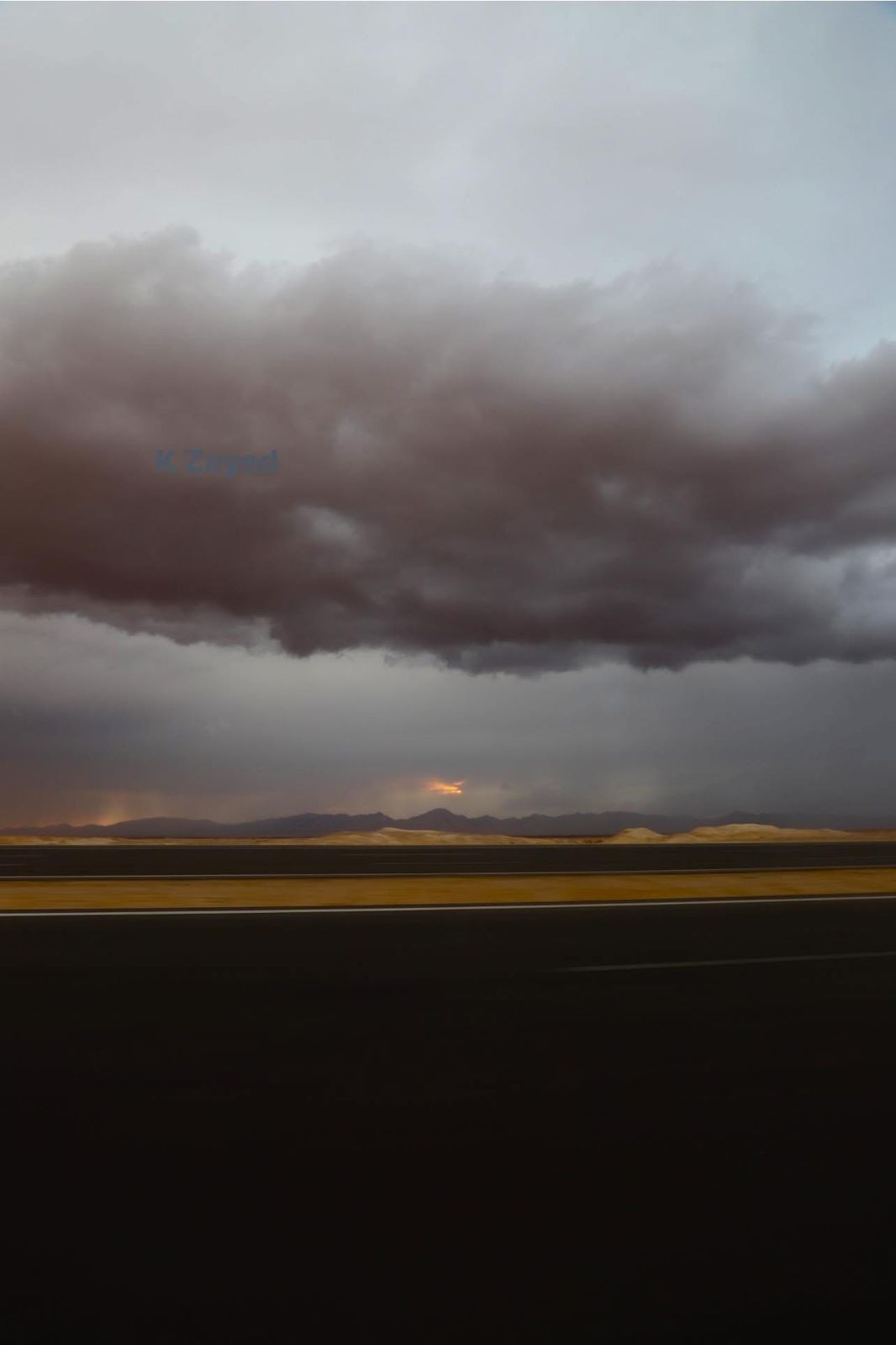 سحب كثيفة فى شمال سيناء