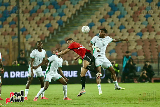 جانب من لقاء منتخب مصر ونيجيريا الودية جانب من لقاء منتخب مصر ونيجيريا الودية