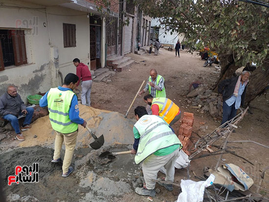 إصلاح-واجهات-المنازل-المتأثرة-بحادث-قطار-بضائع-طوخ-(1)