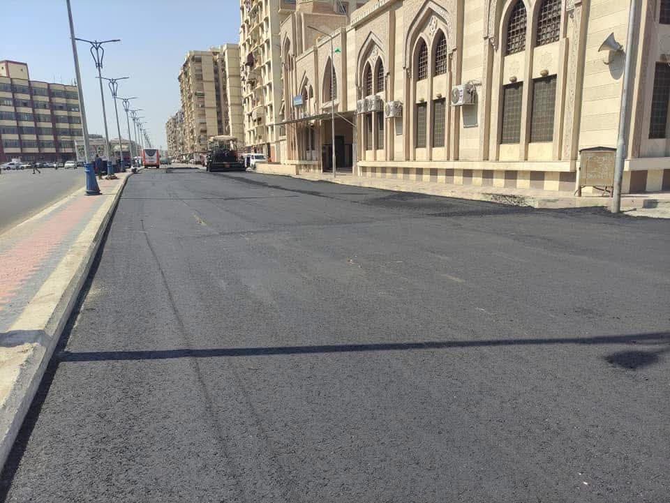 اعمال رصف الشوارع