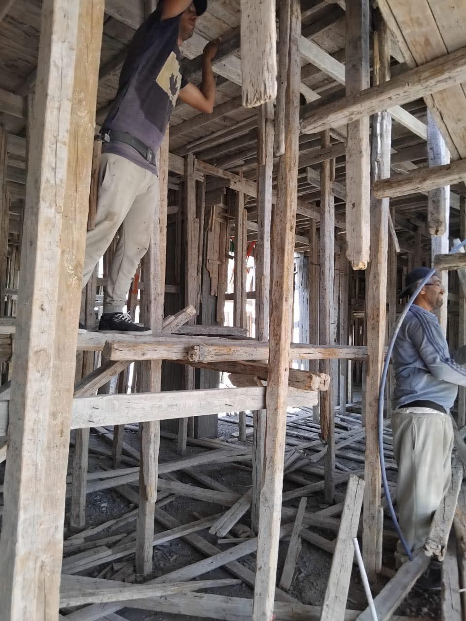 جهود متواصلة للشركة المنفذة للمشروع