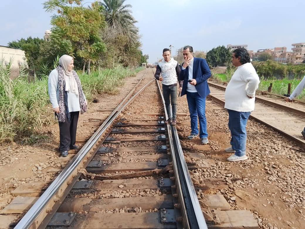 خروج قطار عن القضبان بالحامول (4)