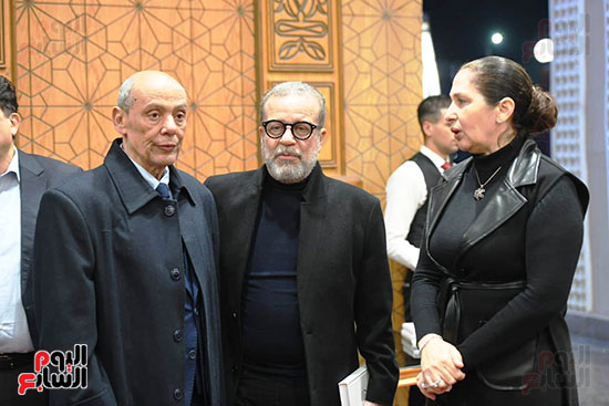 شريف منير مع شقيق عادل إمام شريف منير مع شقيق عادل إمام