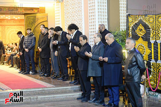 عزاء شقيقة عادل إمام (2)