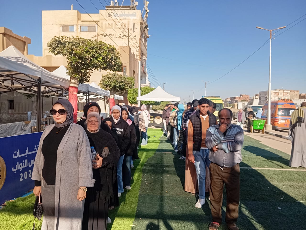 اقبال كبير على لجان مركز فايد جولة إعادة انتخابات مجلس النواب بالإسماعيلية (8)