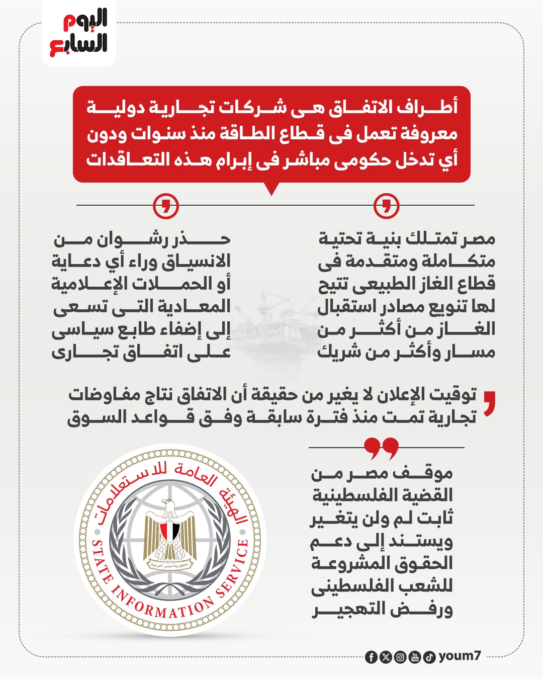 بيان هيئة الاستعلامات