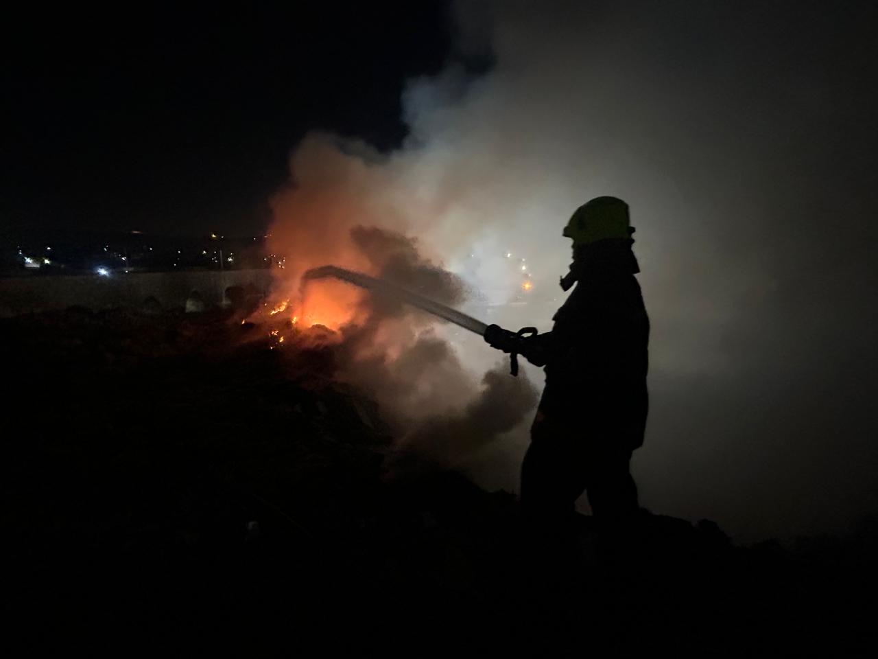 حريق النادى الصحى (1)