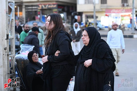 نيفين مندور،جنازة نيفين مندور،وفاة نيفين مندور،عزاء نيفين مندور،جثمان نيفين مندور، (8)