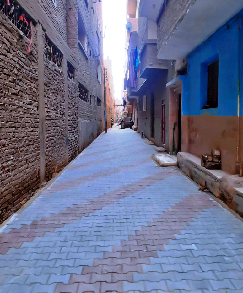 حوارى تم رصفها