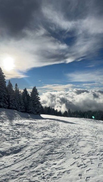 تساقط الثلج على حائل تساقط الثلج على حائل