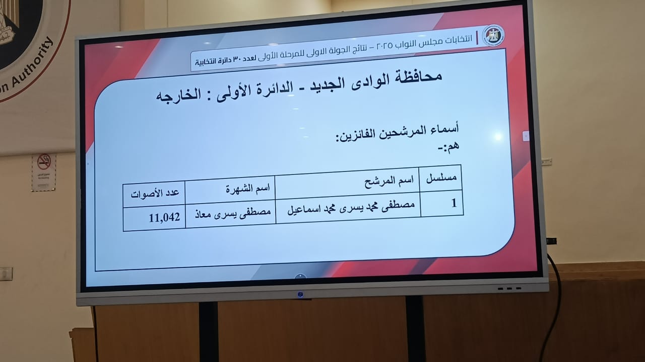 انتخابات الوادى الجديد