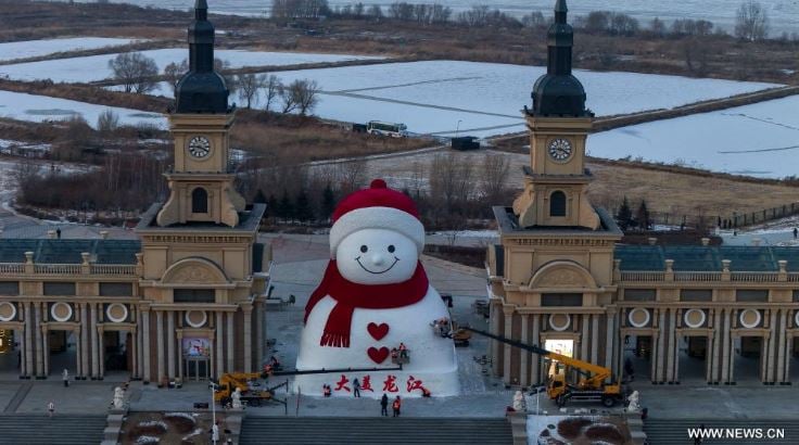 مجسمات رجل الثلج (4)