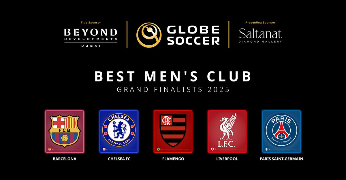 القائمة المختصرة لجائزة أفضل نادي