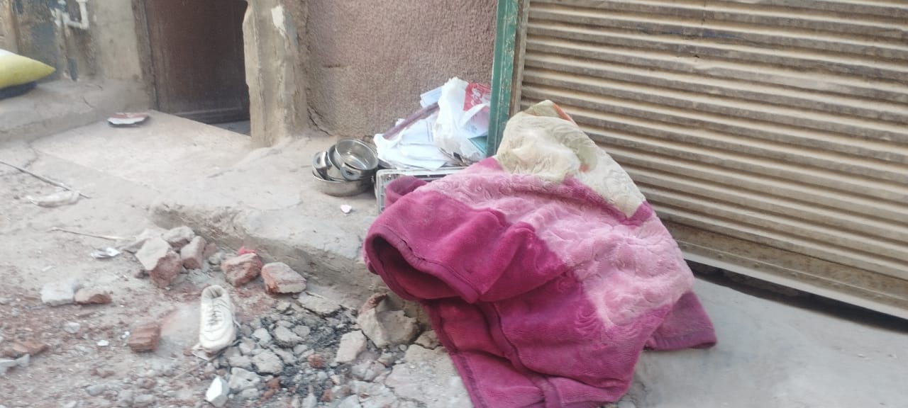 حطام المنزل المنهار بالمنيا (5)