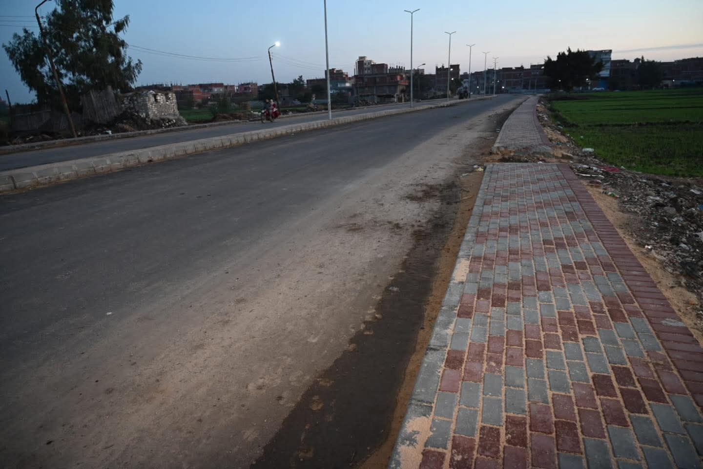 رصف طرق بسيون