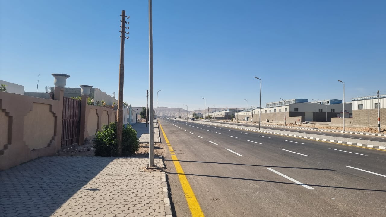 المنطقة الصناعية بغرب جرجا بسوهاج