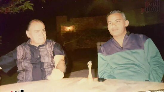 أحمد محمد رضا مع والده الراحل