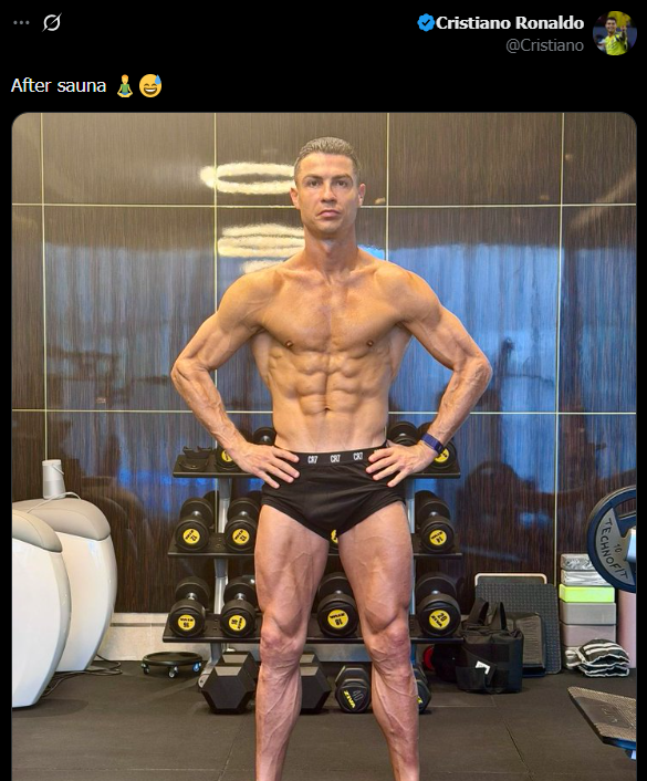 تغريدة رونالدو