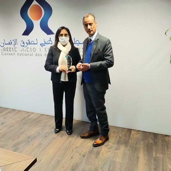 المجلس القومى لحقوق الانسان يكرم رموز نظيره المغربي  (1)
