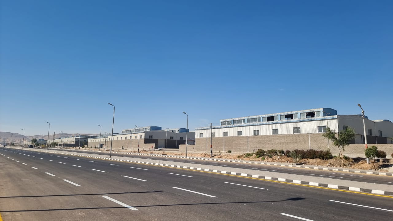 من  المنطقة الصناعية بغرب جرجا بمحافظة سوهاج