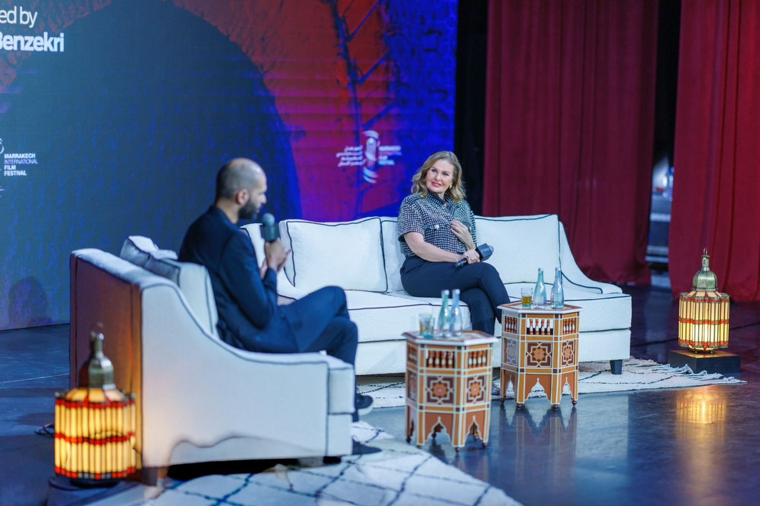 يسرا في الجلسة الحوارية لمهرجان مراكش