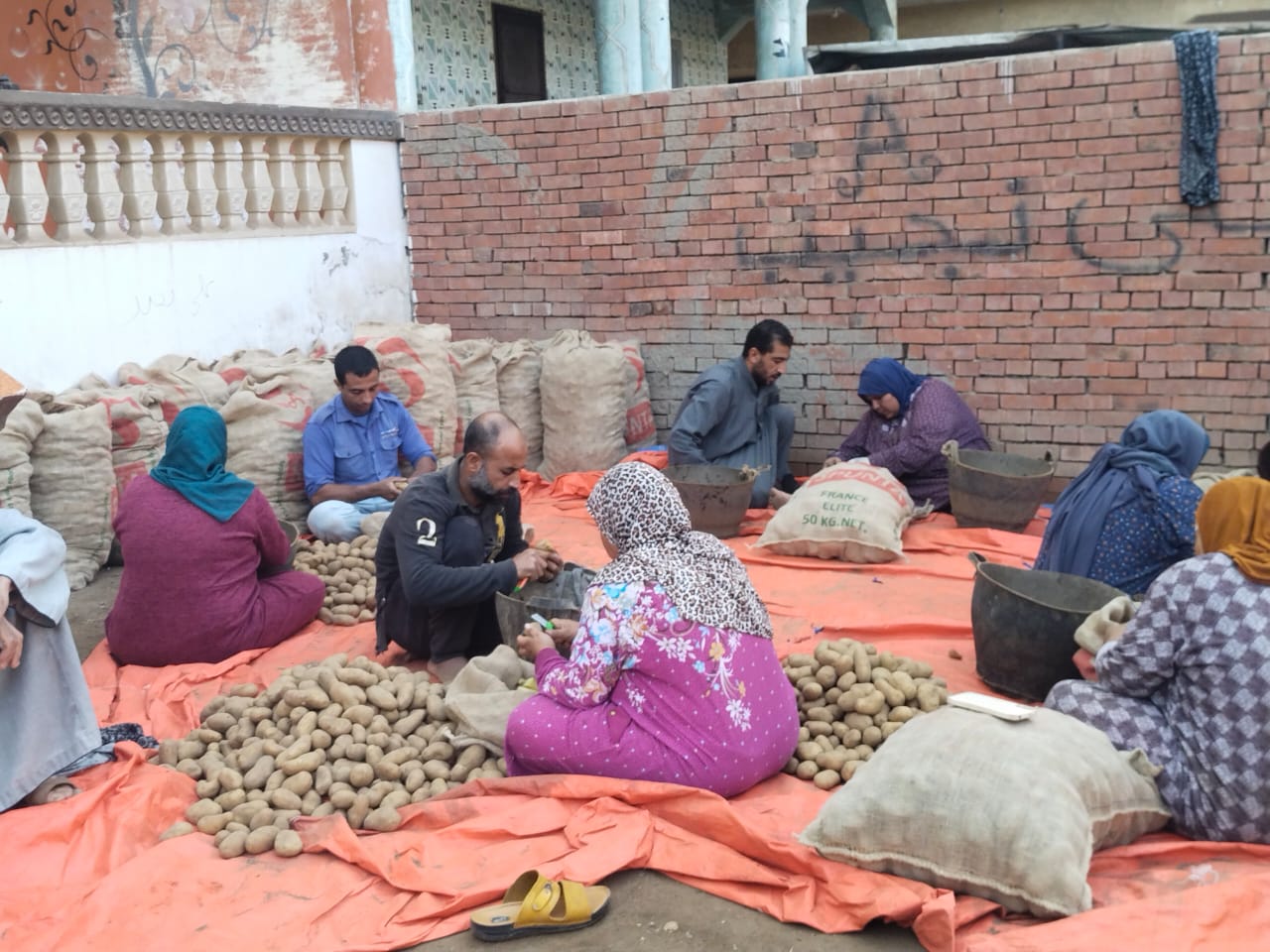 خلال عملية التقطيع