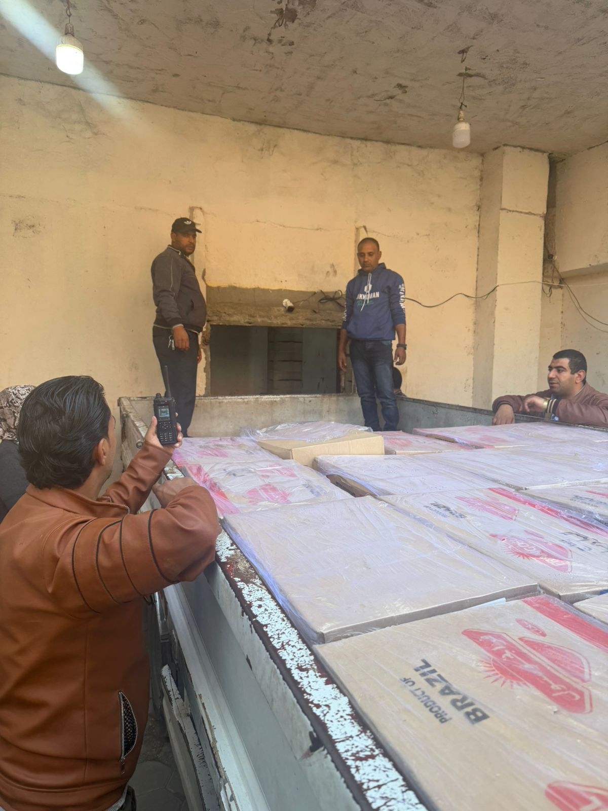 جانب من المضبوطات بالحملة