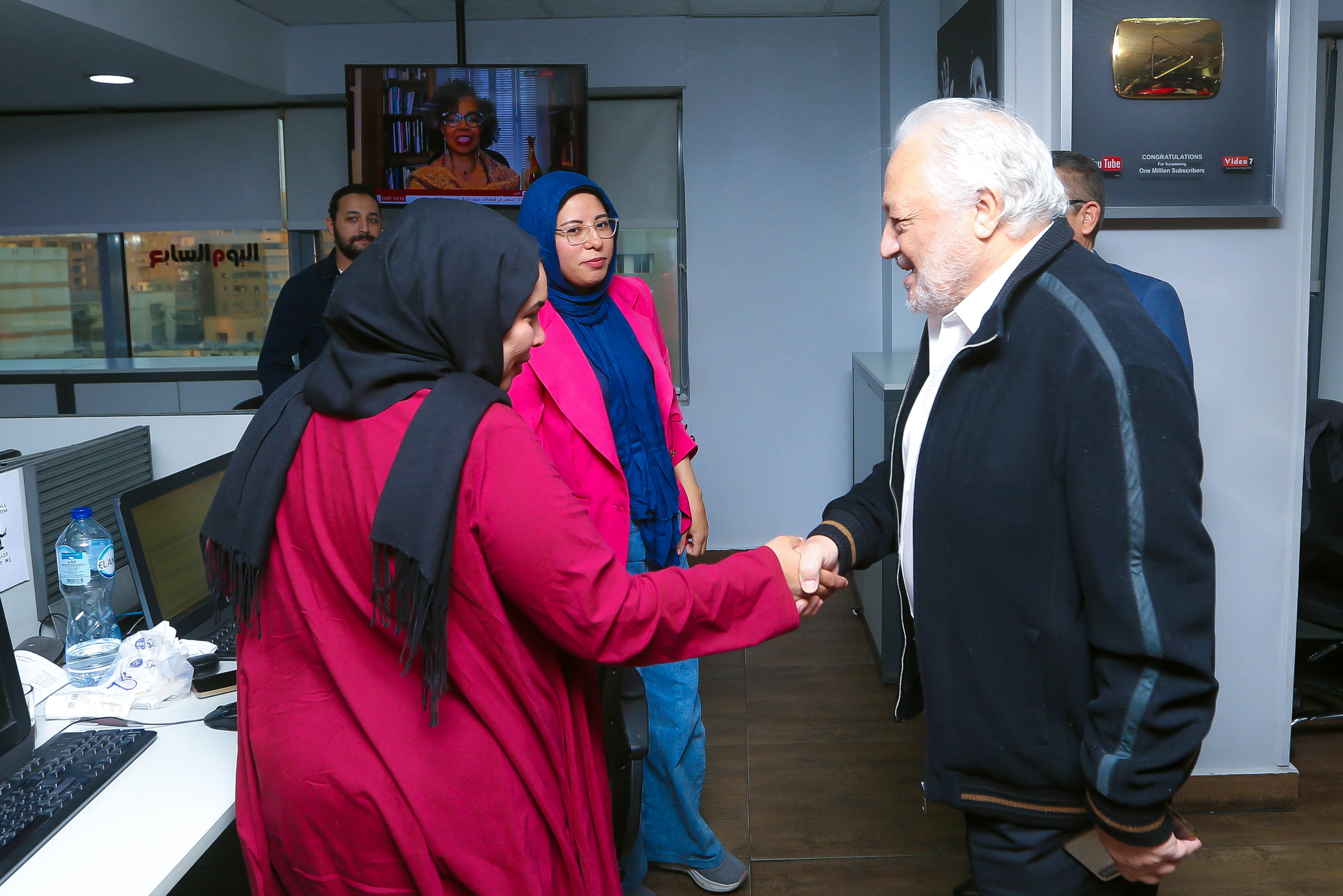 خالد زكي في جولة باليوم السابع