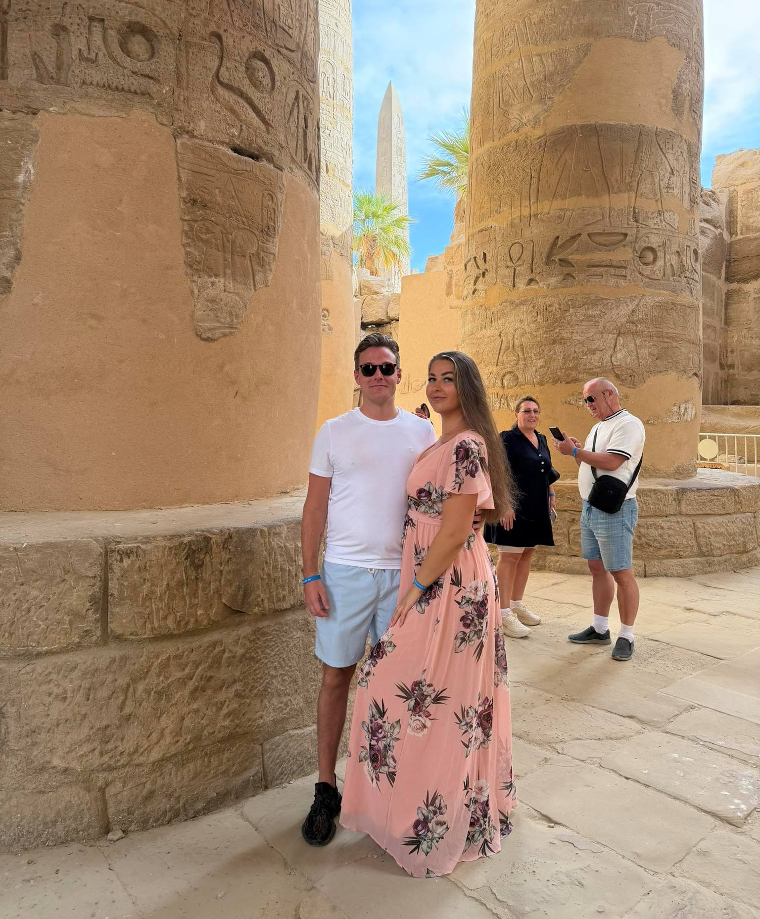 بهجة السائحين فى قلب معابد الكرنك