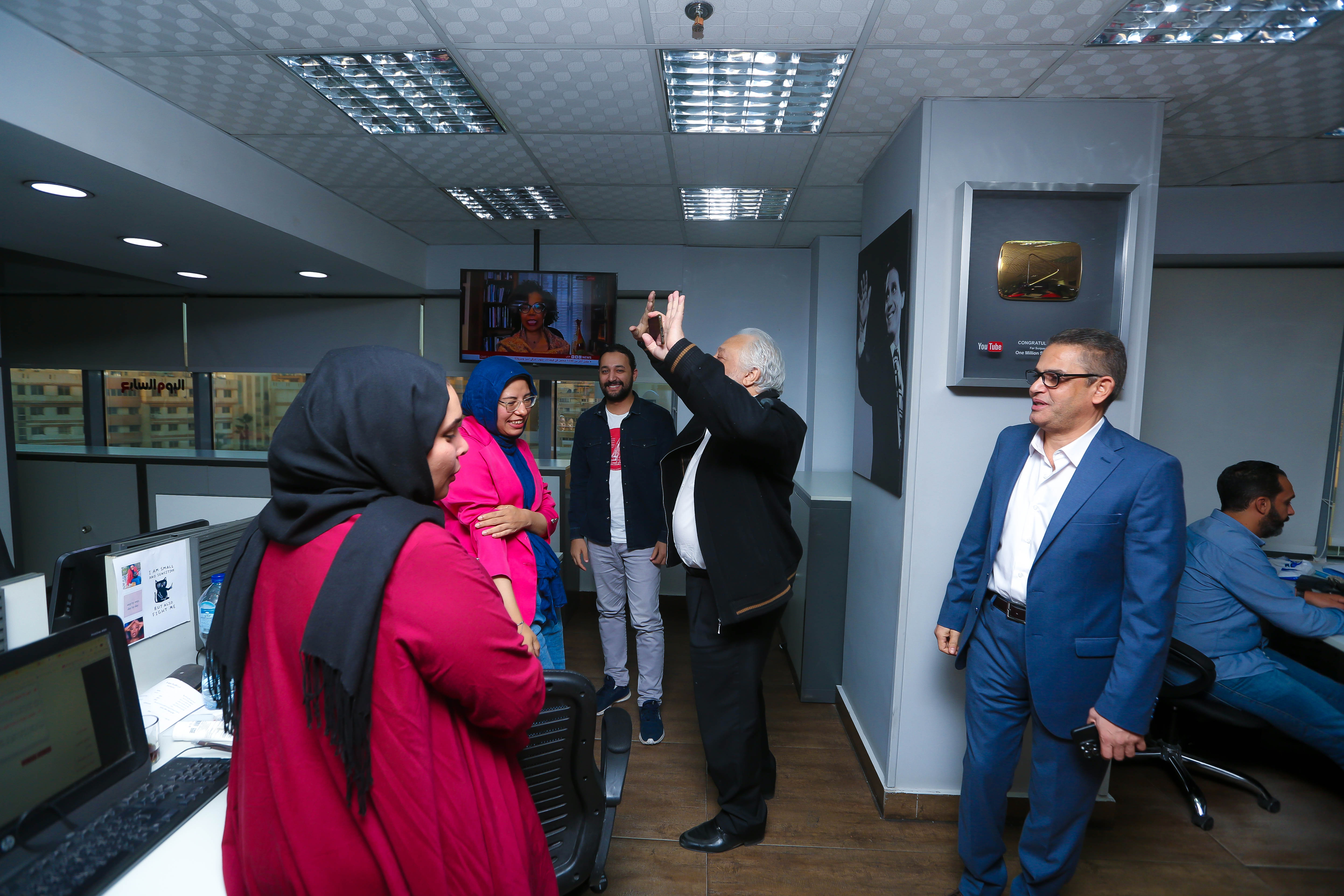 الفنان خالد زكي في اليوم السابع