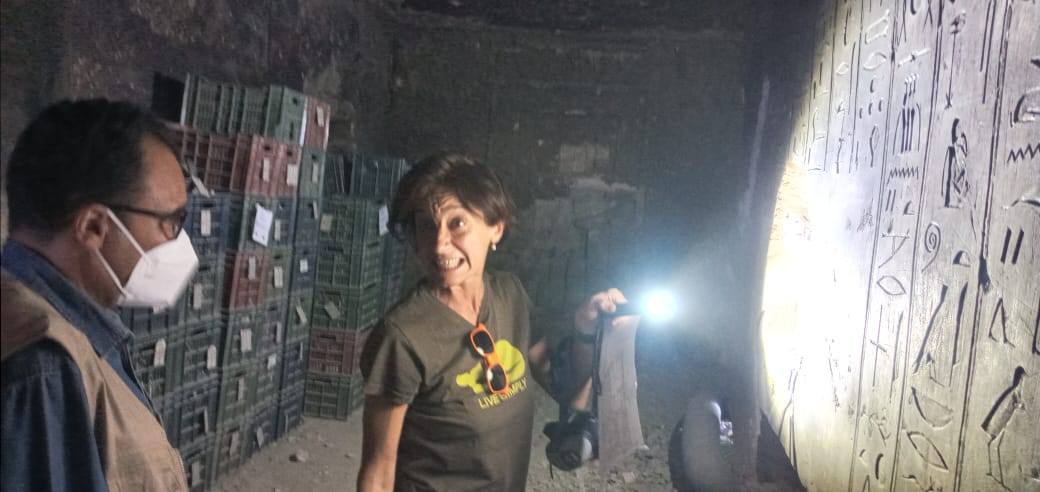 أعمال البعثة الفرنسية بمقبرة بادي آمون أوبت بمنطقة جبانة العساسيف غرب الاقصر