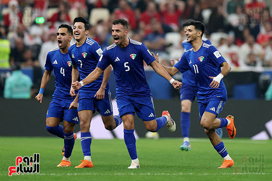 فرحة منخب الكويت بالهدف