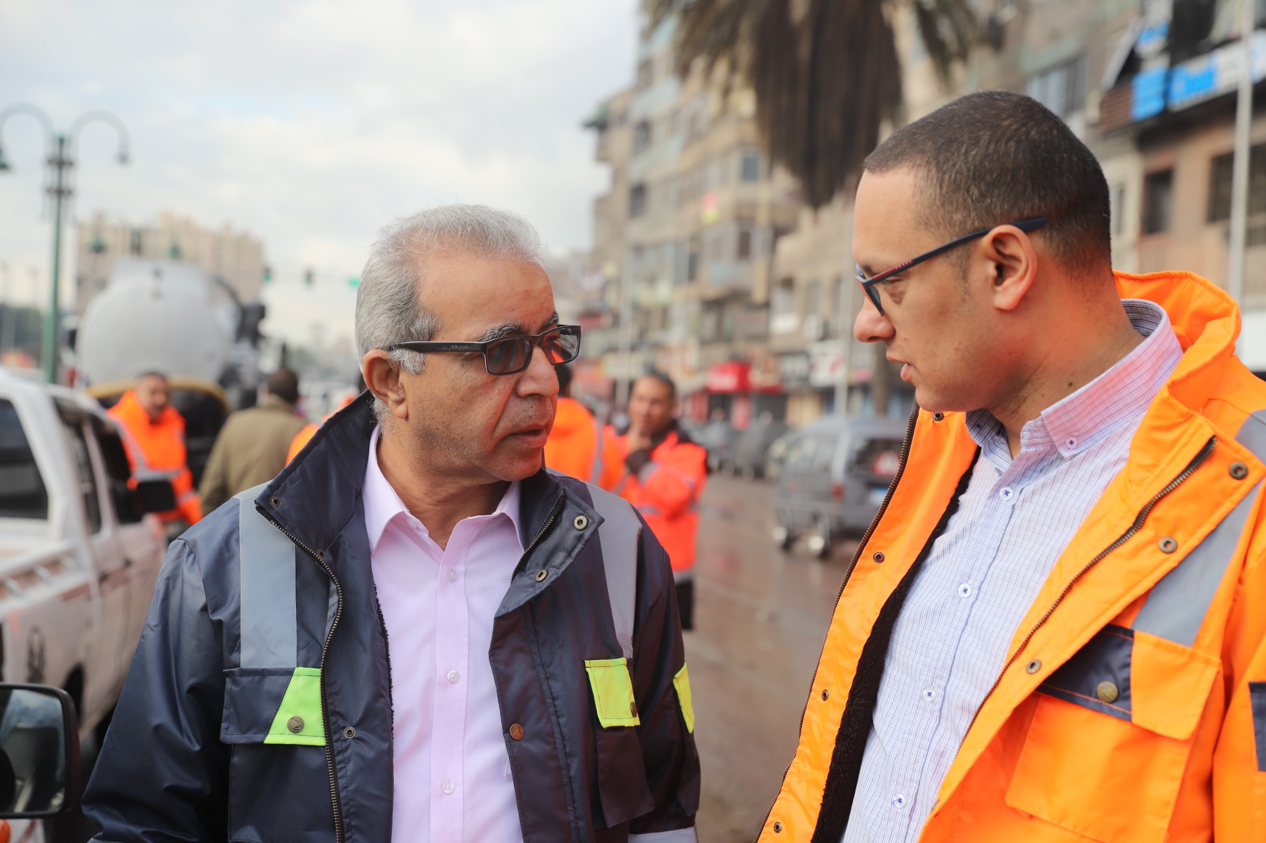 جولة رئيس شركة الصرف الصحى