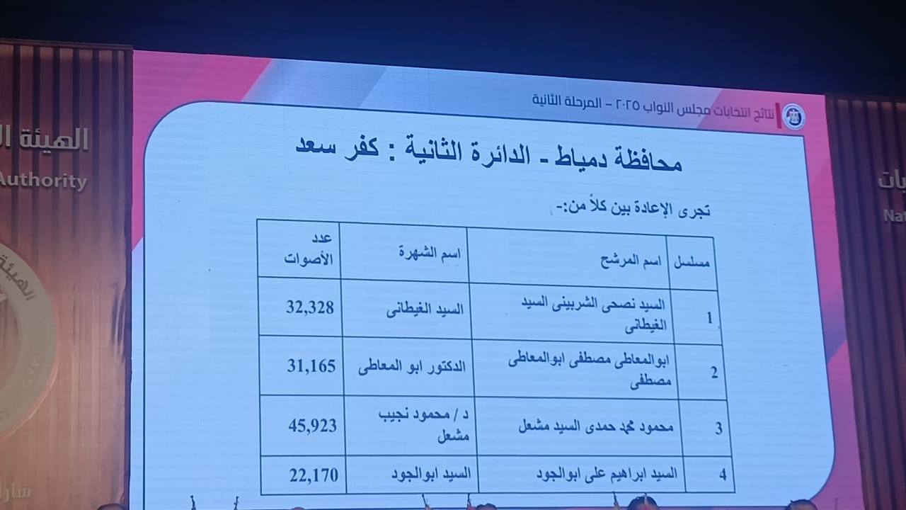 الدائرة الثانية دمياط