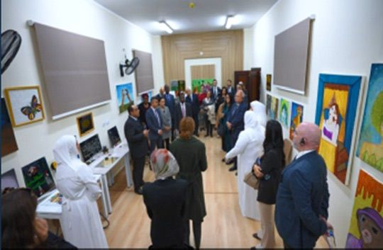 وفد دبلوماسي يزور مركز الإصلاح والتأهيل بالعاشر من رمضان (2)