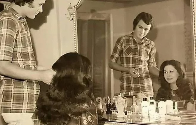 سمية الألفى وزوجها السابق فاروق الفيشاوى