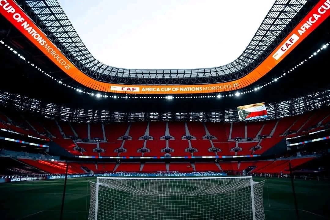 ملعب مولاي عبد الله قبل ساعات قليلة من افتتاح كأس إفريقيا للأمم