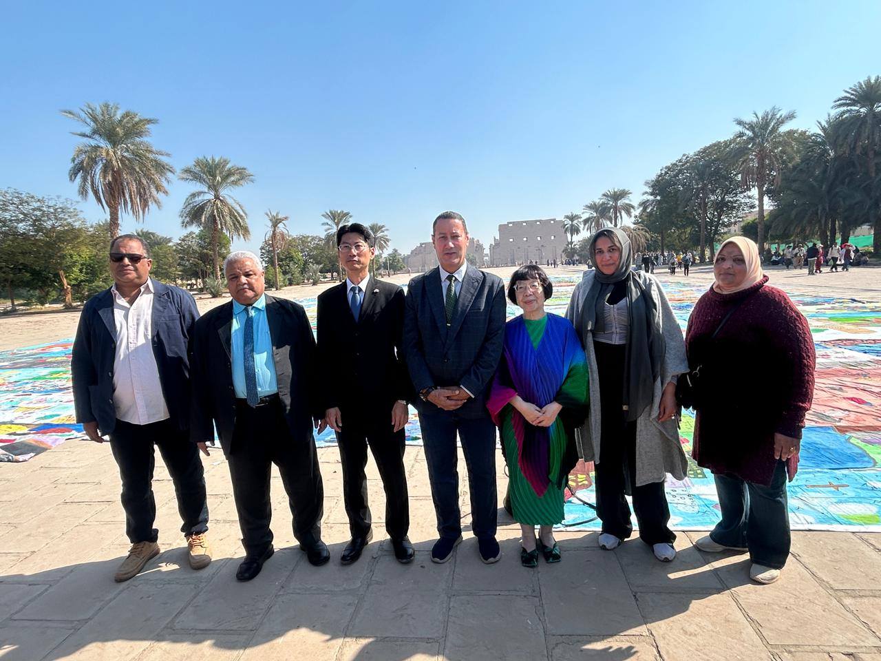 الأقصر تحتفي بالثقافة اليابانية وتستضيف عرض أكبر لوحة مرسومة في العالم