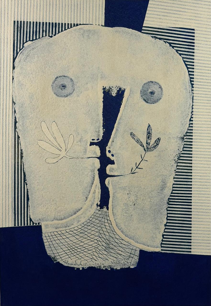 جانب من لوحات أحمد رجب صقر