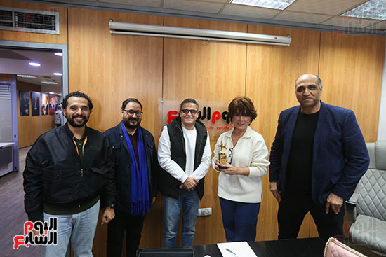 تكريم أنوشكا في ندوة اليوم السابع