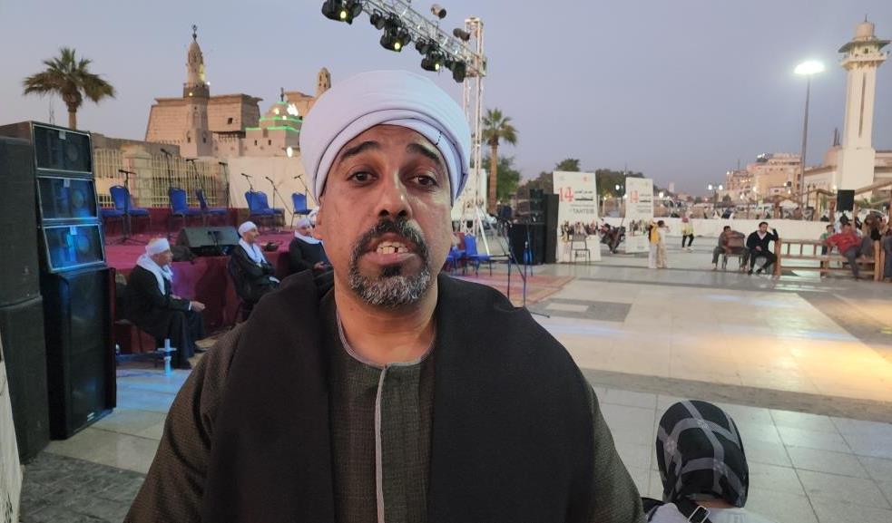 المعلم رضوان شيخ التحطيب بالأقصر