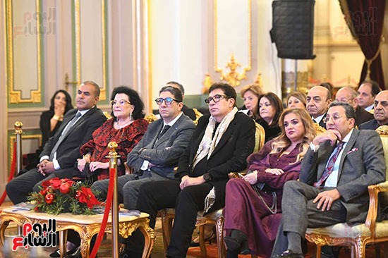 جانب من الحضور بحفل راعي مصر بقصر عابدين (1)