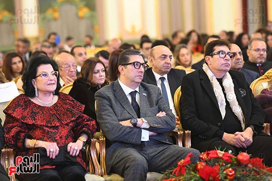 جانب من الحضور بحفل راعي مصر بقصر عابدين (2)